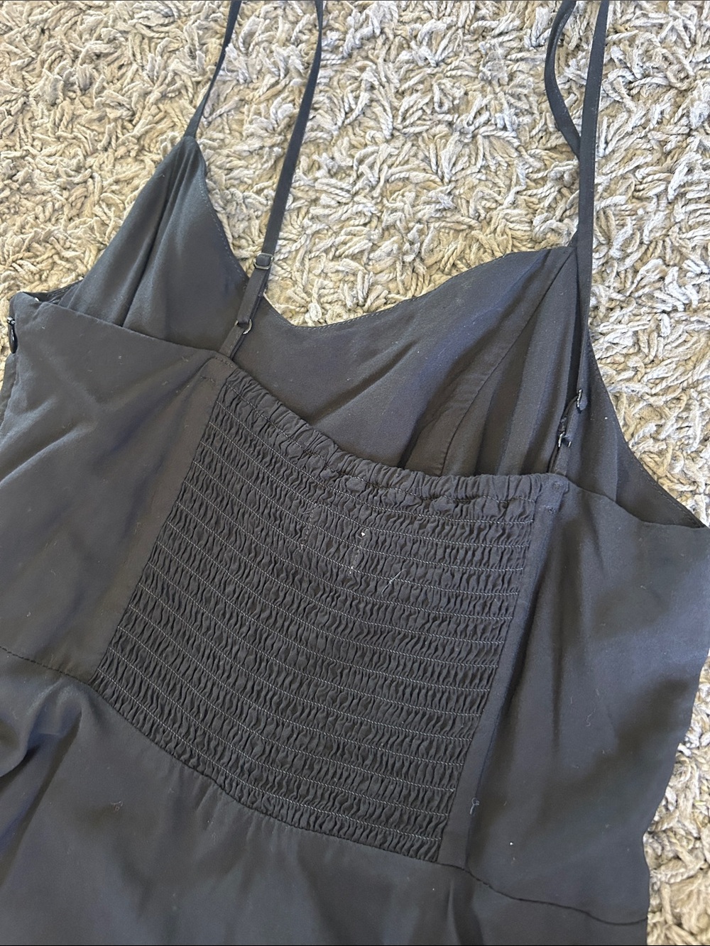 Old Navy Women's Black Slip Dress with Spaghetti Straps Size Medium - Picture 2 of 8
